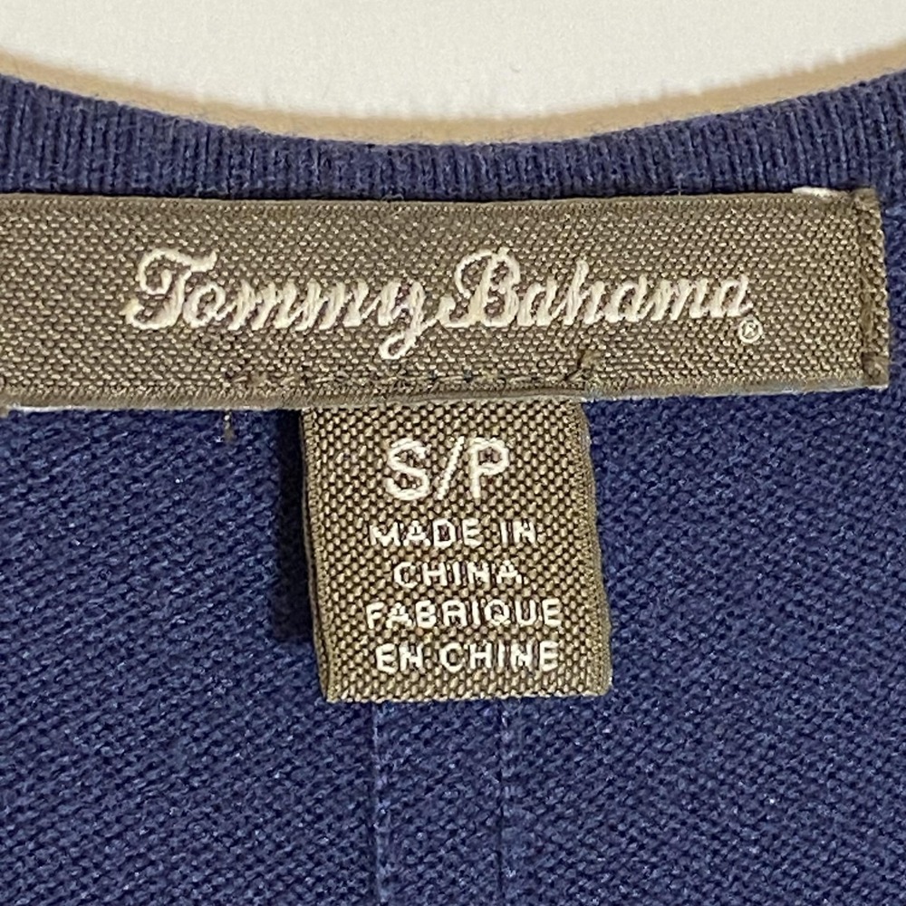 Tommy Bahama Dress Womens Small Blue Stripe Sleeveless Tank Maxi Knit Casual - Picture 8 of 15
